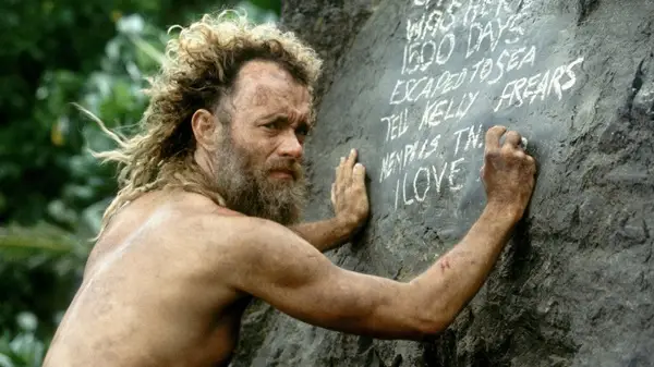 Tom hanks in cast away movie